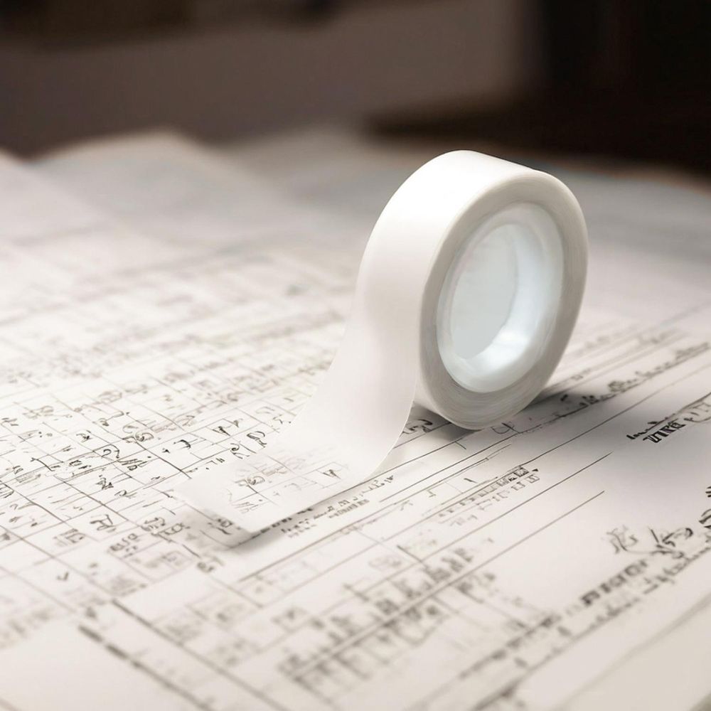 Лента клейкая Kores, 12 мм*33 м, невидимая