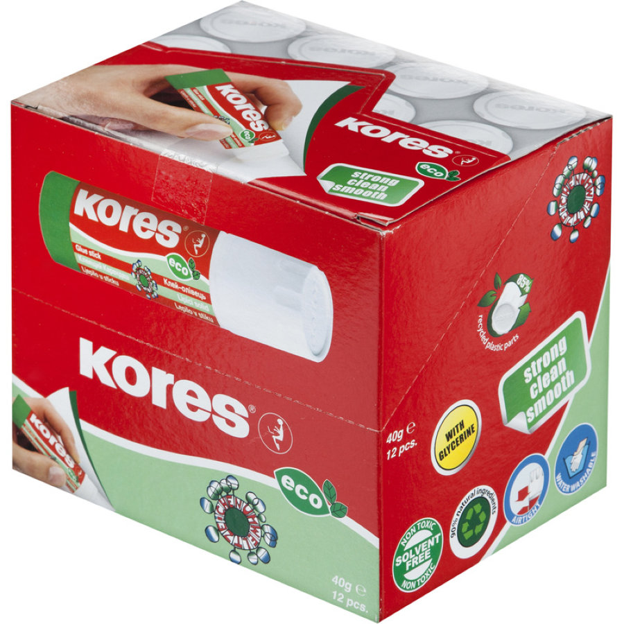 Клей-карандаш Kores Glue-eco 40 г 