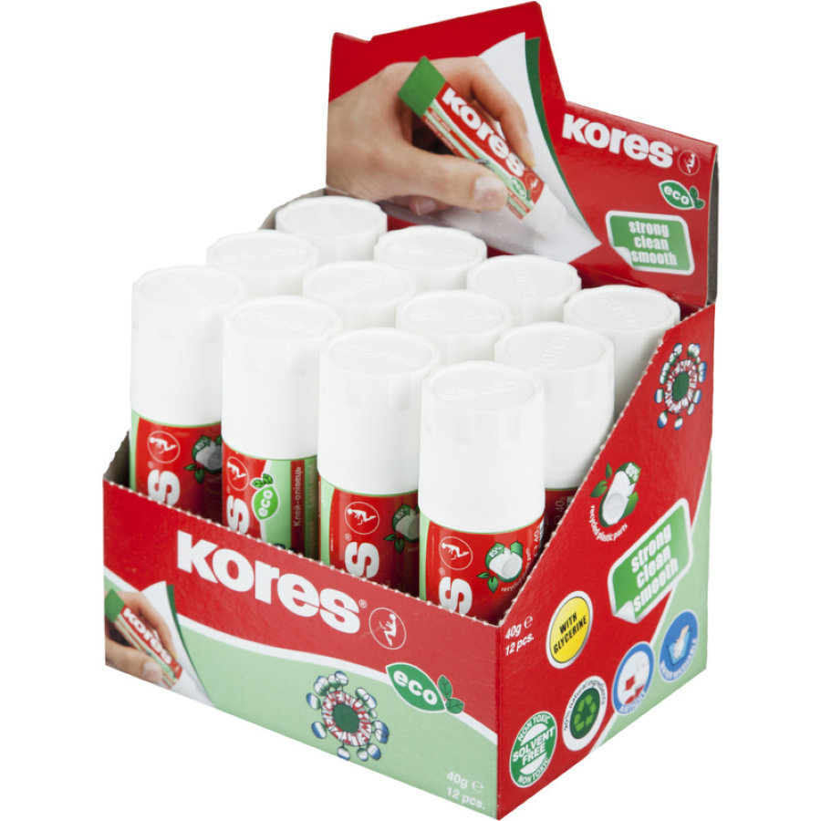 Клей-карандаш Kores Glue-eco 40 г 