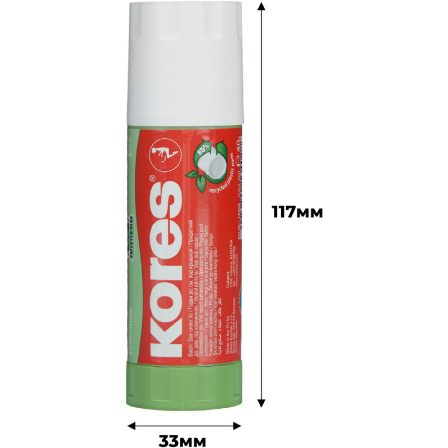 Клей-карандаш Kores Glue-eco 40 г 