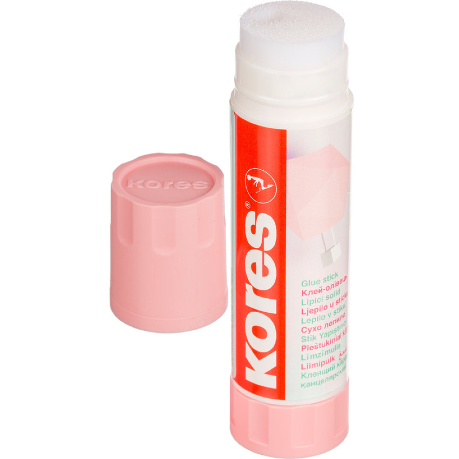 Клей-карандаш KORES 20гр Pastel, ассорти