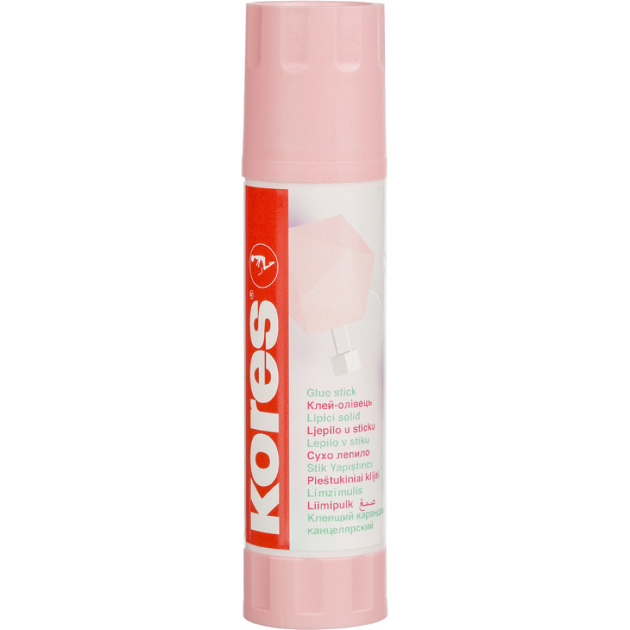 Клей-карандаш KORES 20гр Pastel, ассорти