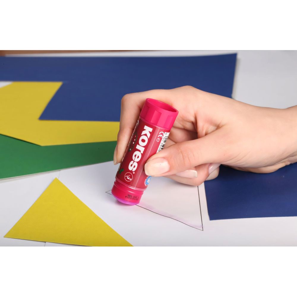 Клей-карандаш Kores Хамелеон (исчезает), 15 г