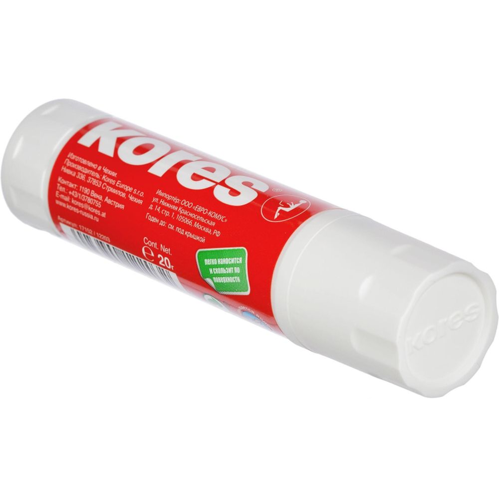 Клей-карандаш KORES 20гр, 4шт/уп