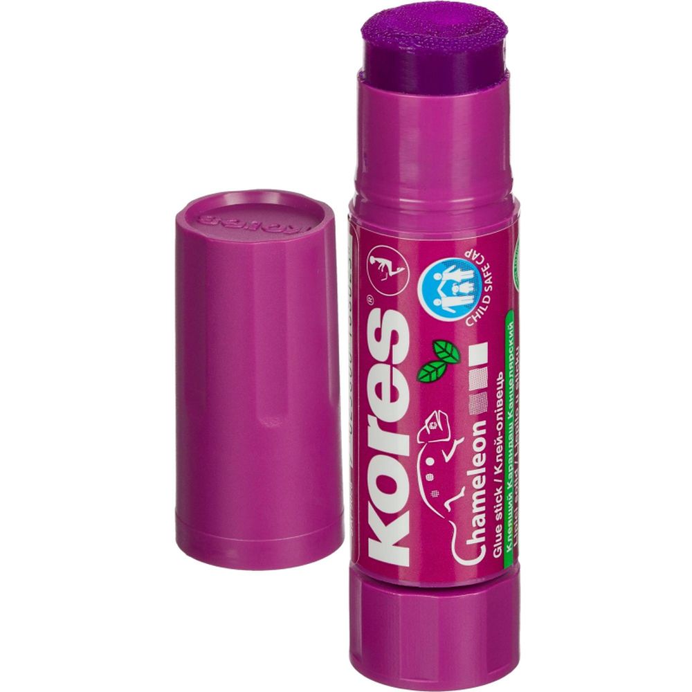 Клей-карандаш KORES 8г Chameleon (исчезающий цвет)