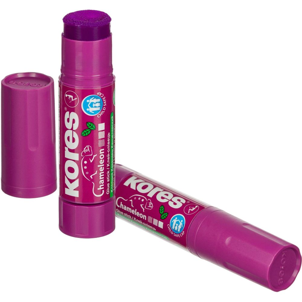 Клей-карандаш KORES 8г Chameleon (исчезающий цвет)