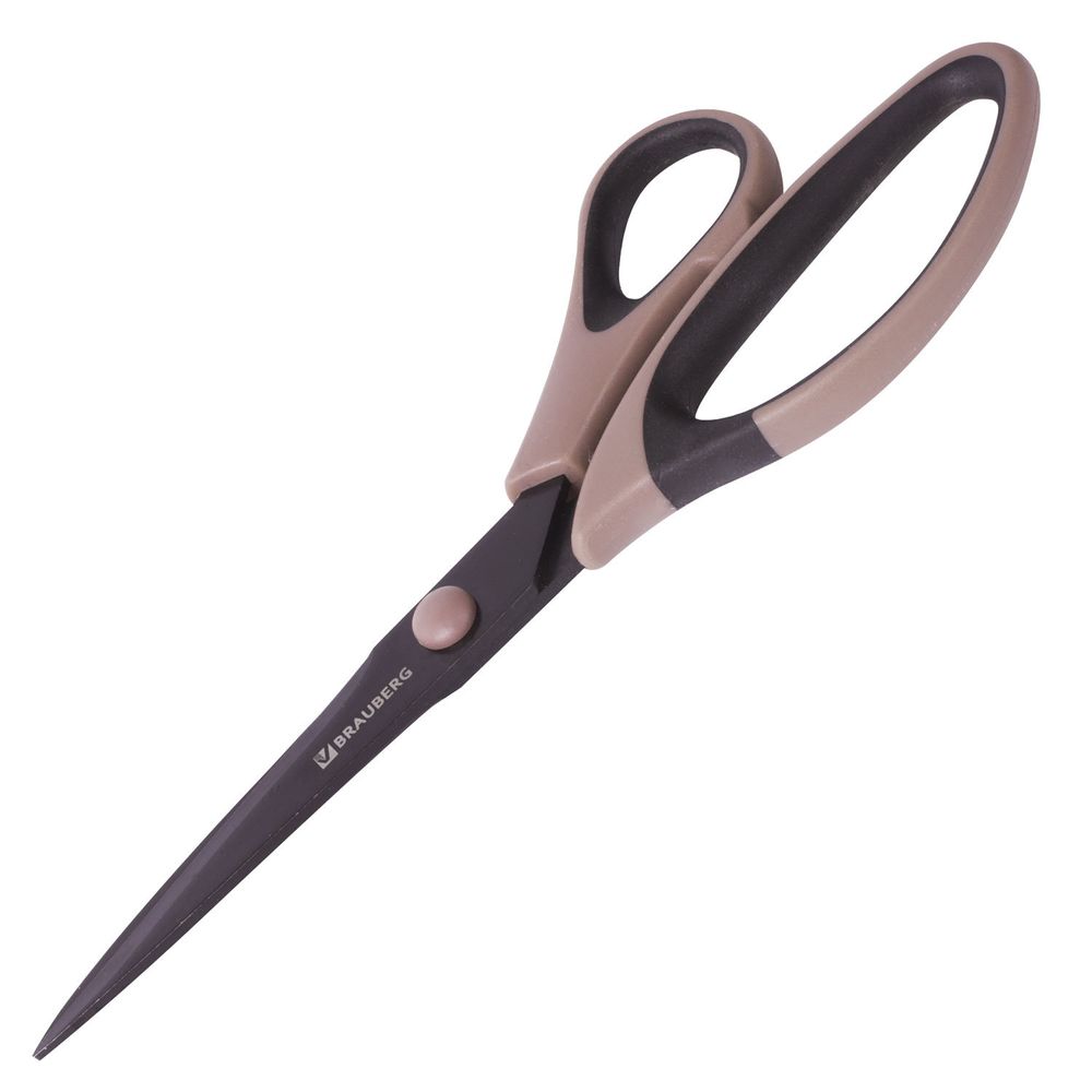 Ножницы BRAUBERG "Special" 216 мм, тефлоновое антискользящее покрытие, 2-х сторонняя заточка