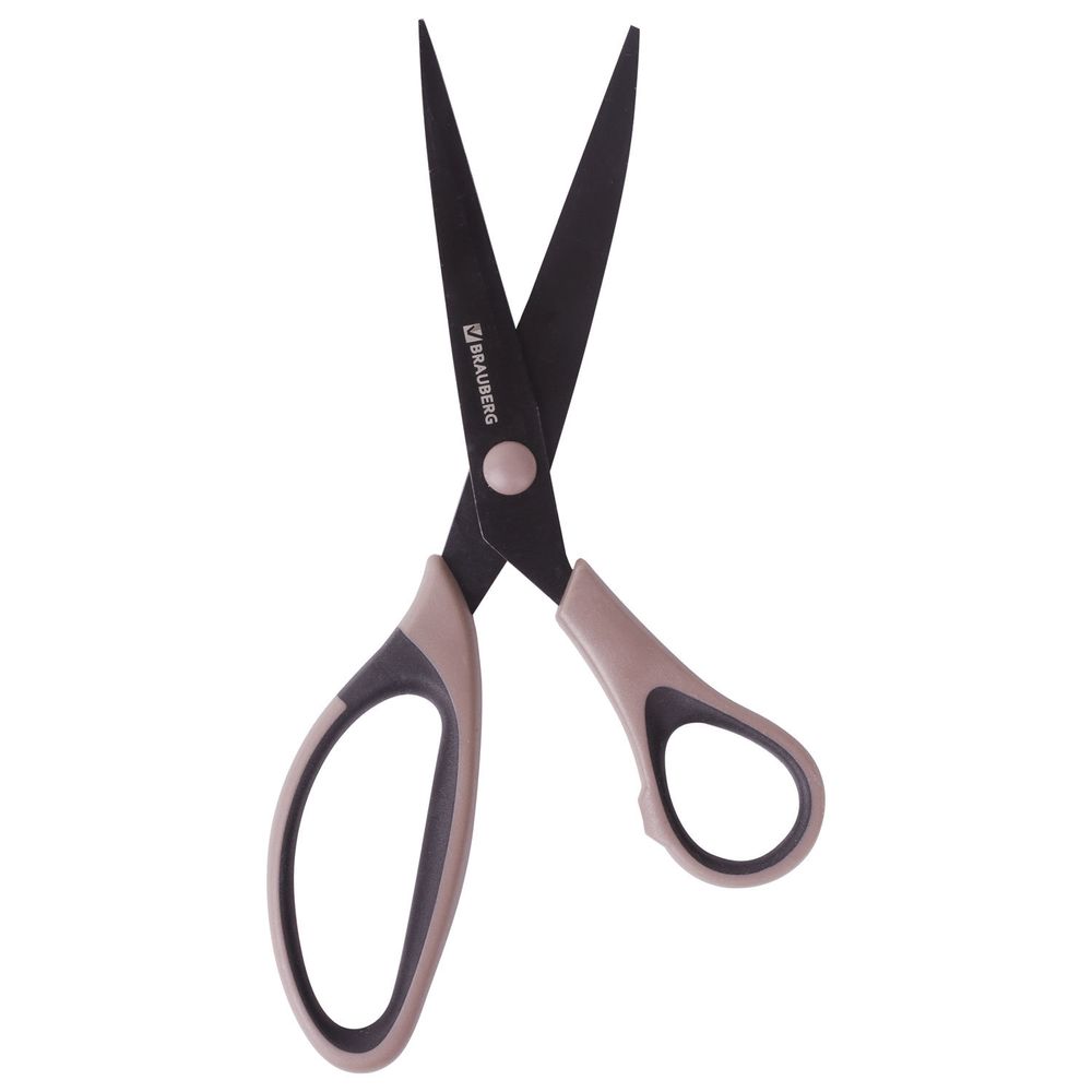 Ножницы BRAUBERG "Special" 216 мм, тефлоновое антискользящее покрытие, 2-х сторонняя заточка