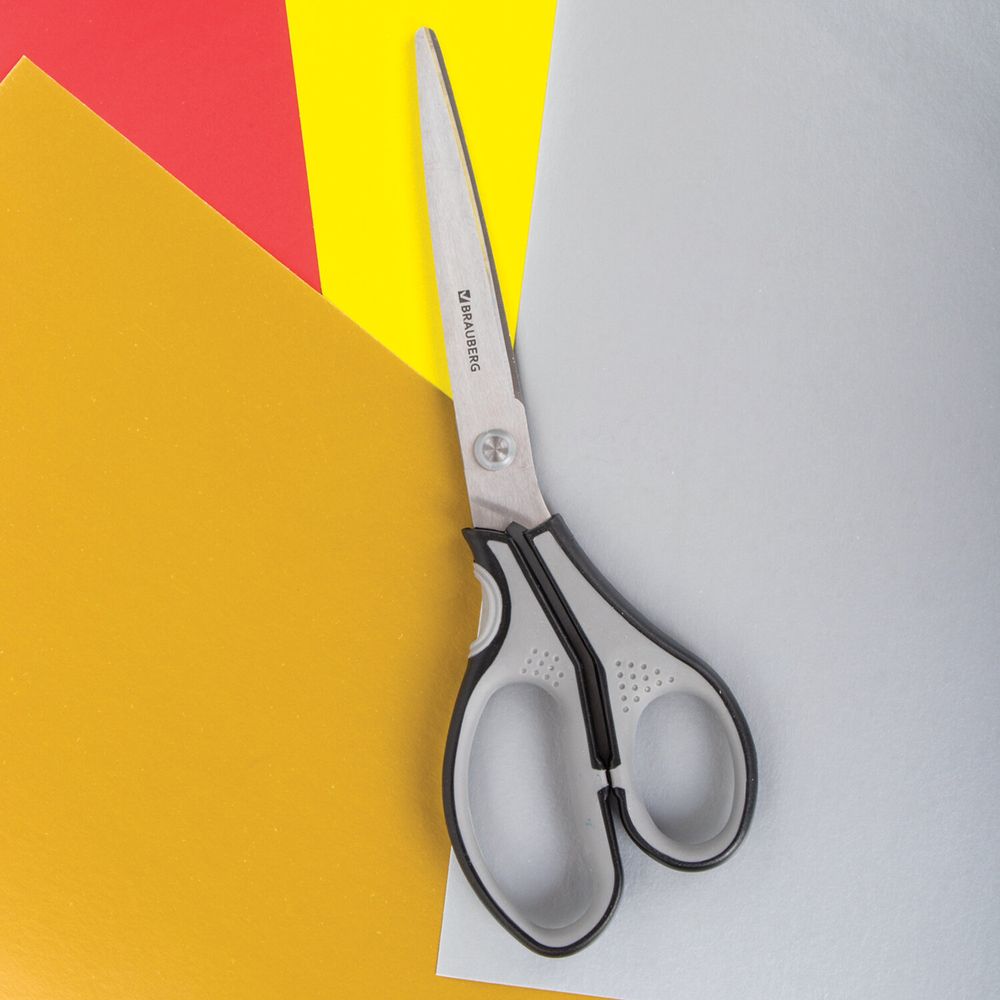 Ножницы BRAUBERG "SUPER", 230 мм