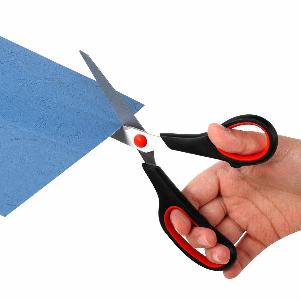 Ножницы BRAUBERG SOFT GRIP НАБОР 5 штук (140, 170, 190, 220, 240 мм)