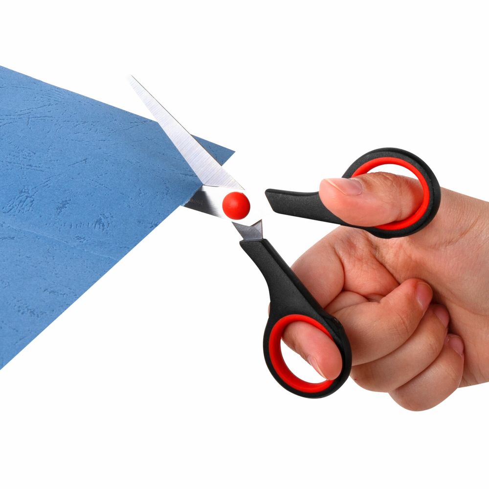 Ножницы BRAUBERG SOFT GRIP НАБОР 5 штук (140, 170, 190, 220, 240 мм)