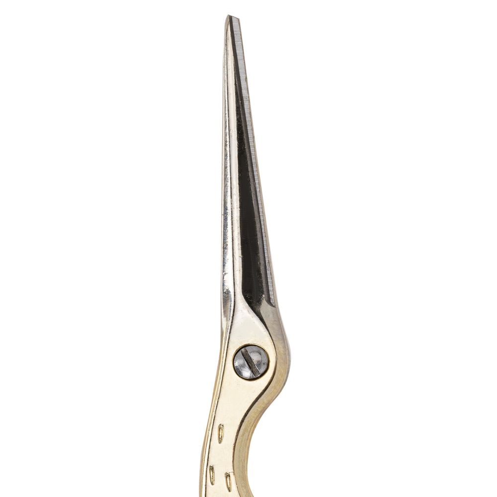 Ножницы для вышивания и рукоделия 120 мм, ЦАПЕЛЬКИ, золотистые, ОСТРОВ СОКРОВИЩ