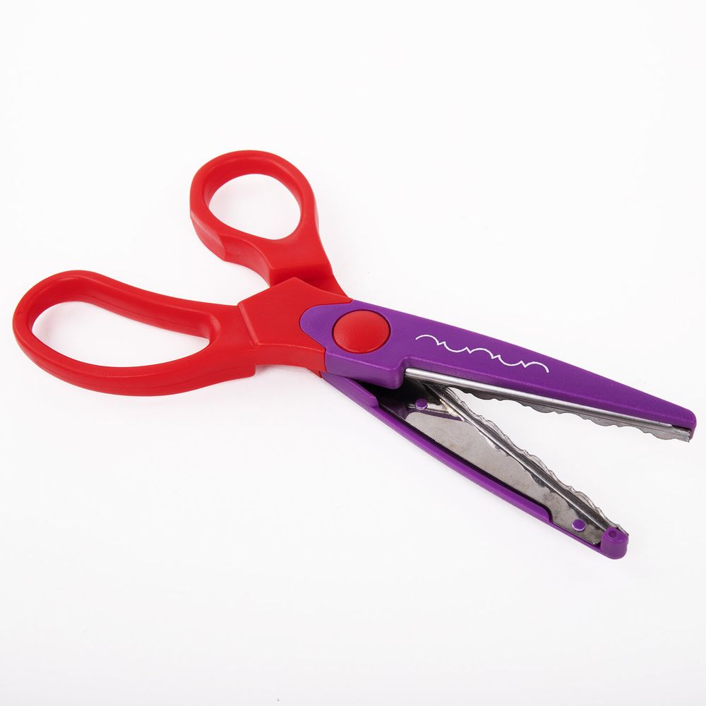 Ножницы ОСТРОВ СОКРОВИЩ, 165 мм, 5 сменных фигурных лезвий, в блистере