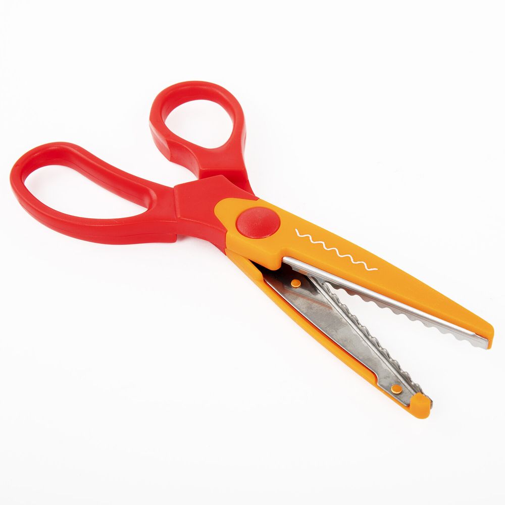 Ножницы ОСТРОВ СОКРОВИЩ, 165 мм, 5 сменных фигурных лезвий, в блистере