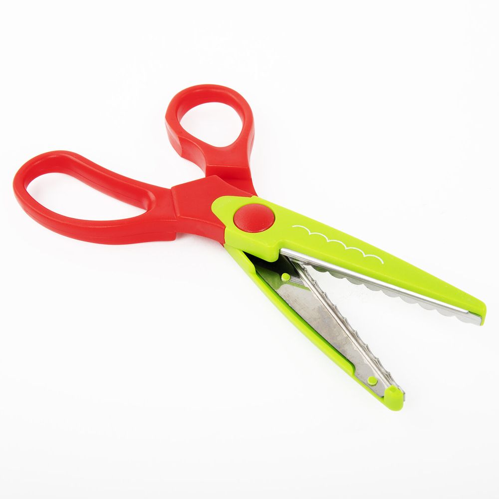 Ножницы ОСТРОВ СОКРОВИЩ, 165 мм, 5 сменных фигурных лезвий, в блистере