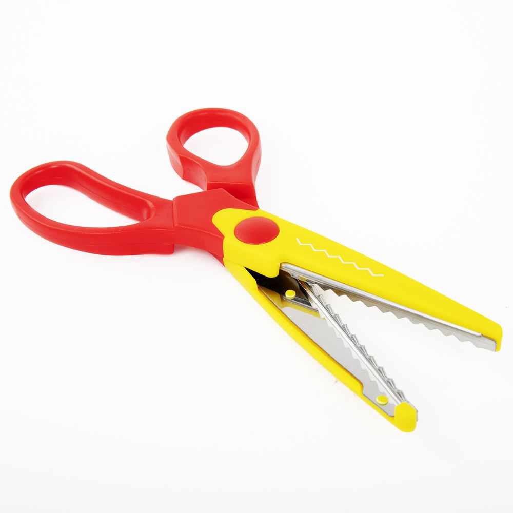 Ножницы ОСТРОВ СОКРОВИЩ, 165 мм, 5 сменных фигурных лезвий, в блистере