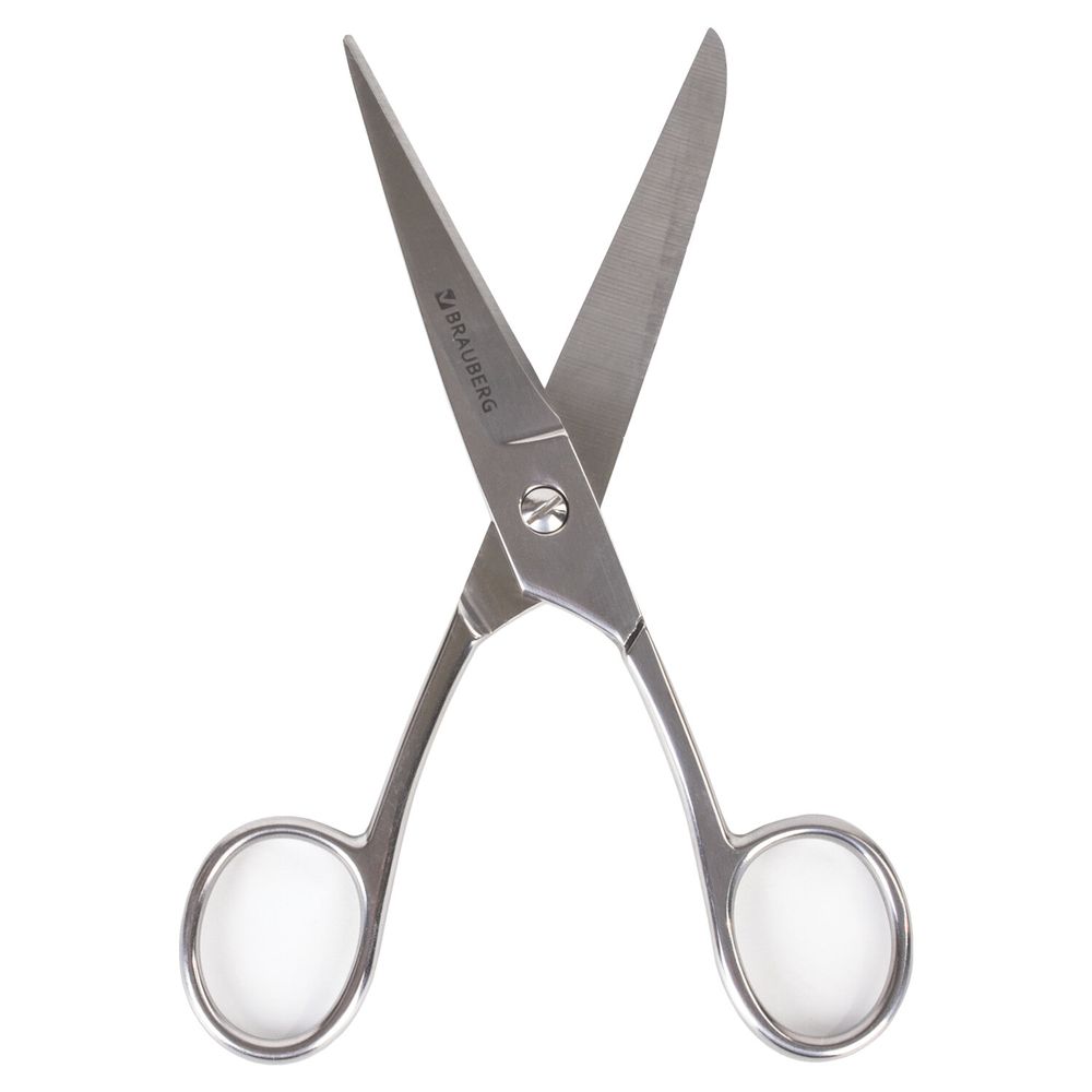 Ножницы цельнометаллические BRAUBERG "Professional", 175 мм, классической формы