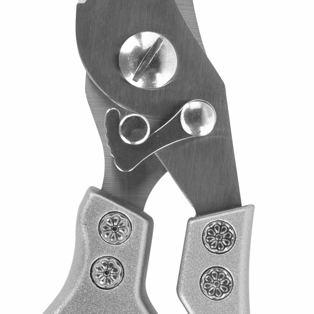 Ножницы-секатор кухонные DASWERK, 260 мм, фиксатор, зазубренные, металлические