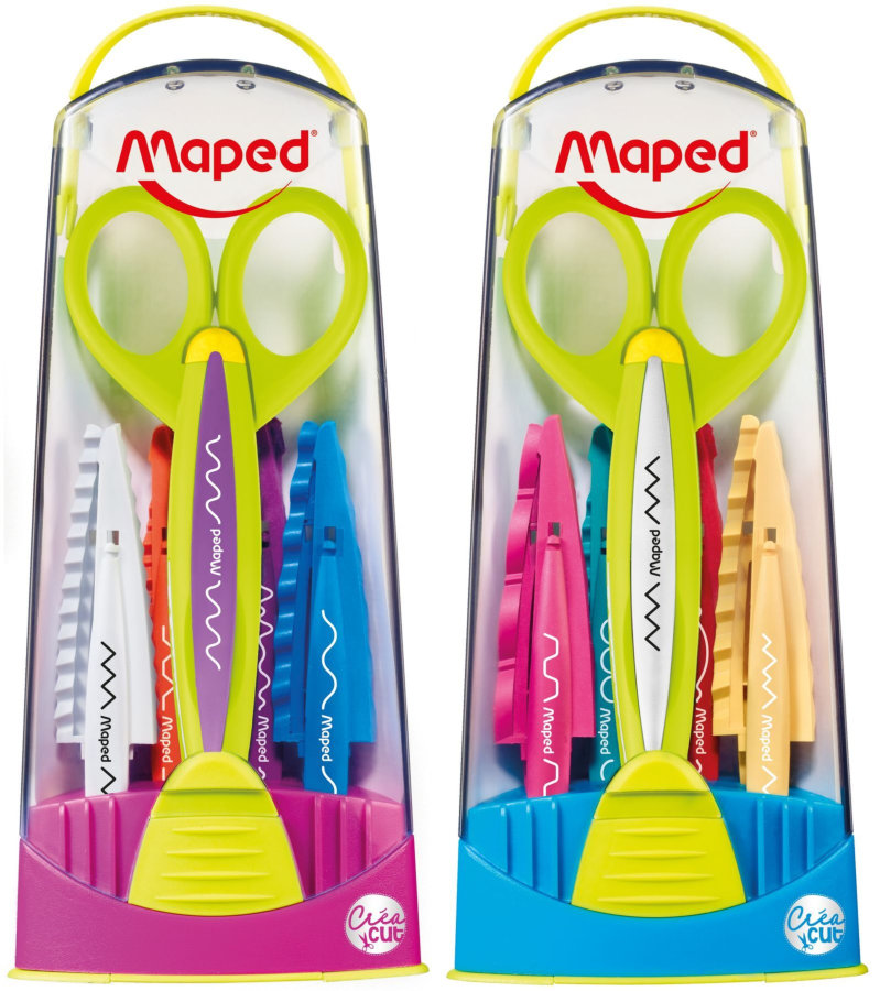Maped Crea Cut Ножницы Для Детского Творчества C 5 Сменными Лезвиями