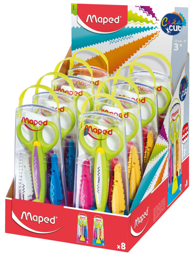 Maped Crea Cut Ножницы Для Детского Творчества C 5 Сменными Лезвиями