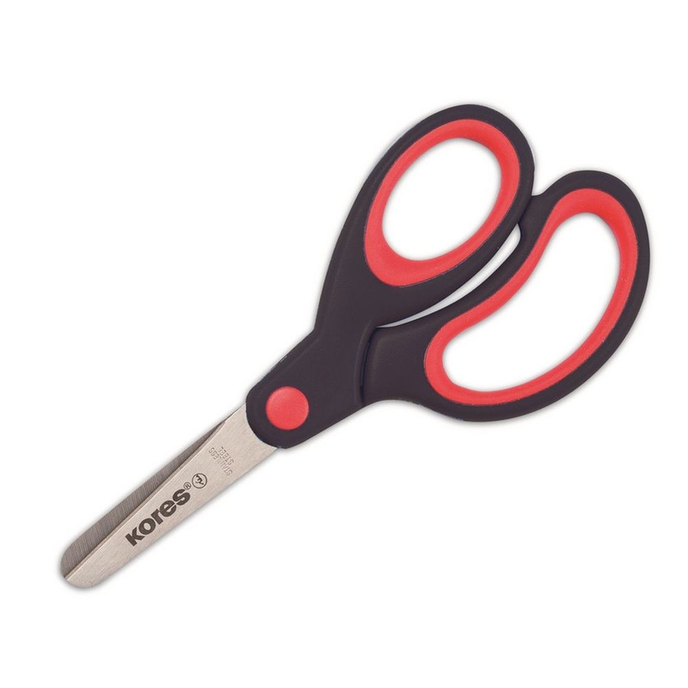 Ножницы 13 см Kores Softg, ассиметрия, блистер