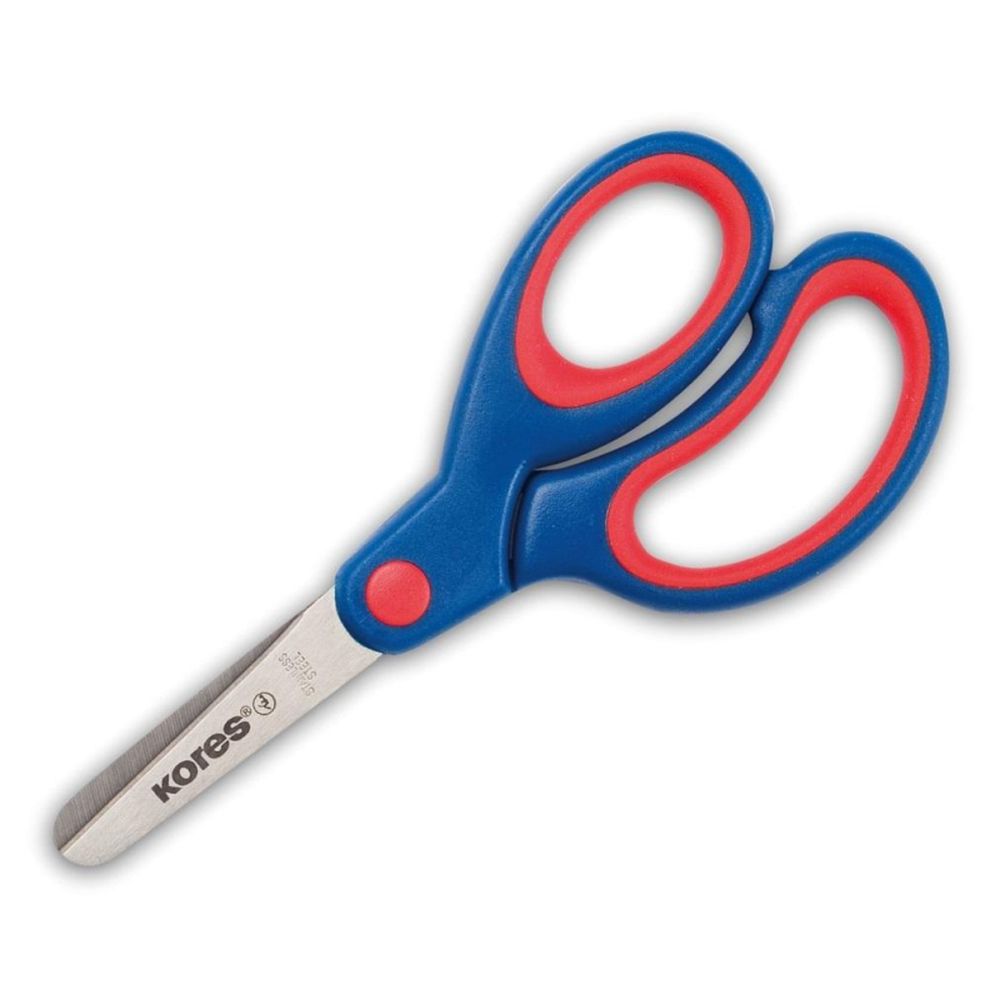 Ножницы 13 см Kores Softg, ассиметрия, блистер
