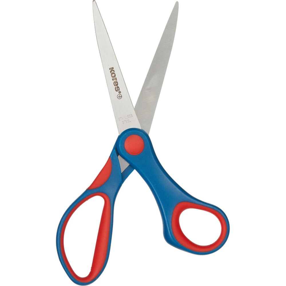 Ножницы 17 см KORES асимметрия, блистер