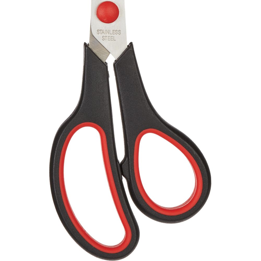 Ножницы 21 см KORES Softg, асимметрия, блистер