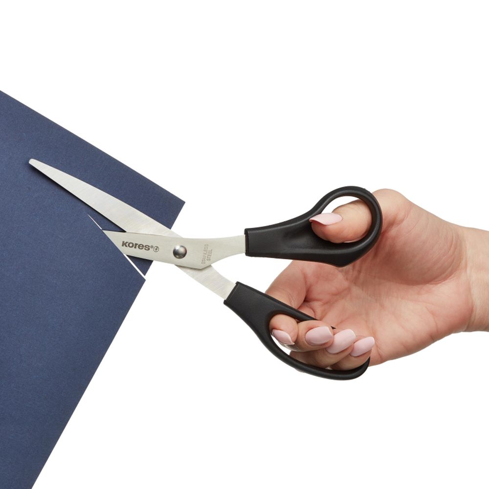 Ножницы 21 см KORES асимметрия, блистер