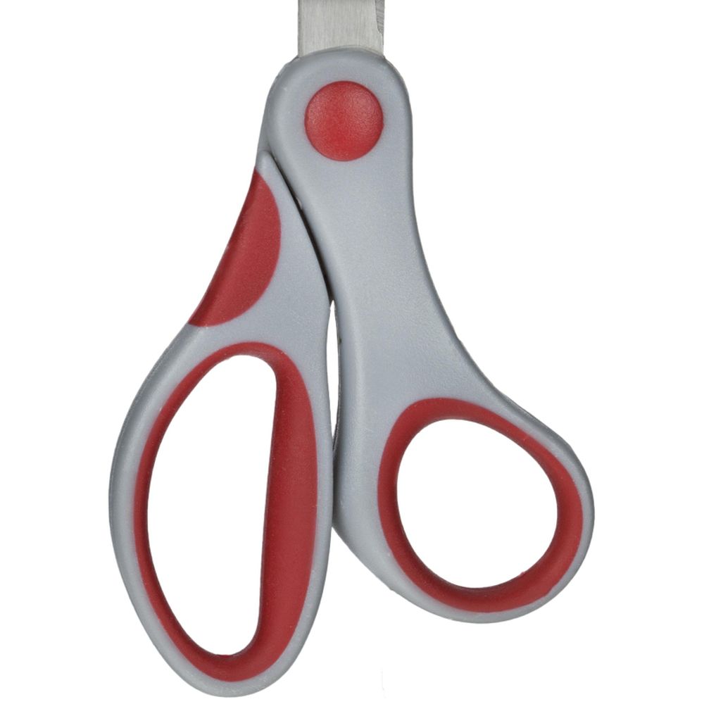 Ножницы 13 см ATTACHE, асимметрия, с прорезиненными ручками