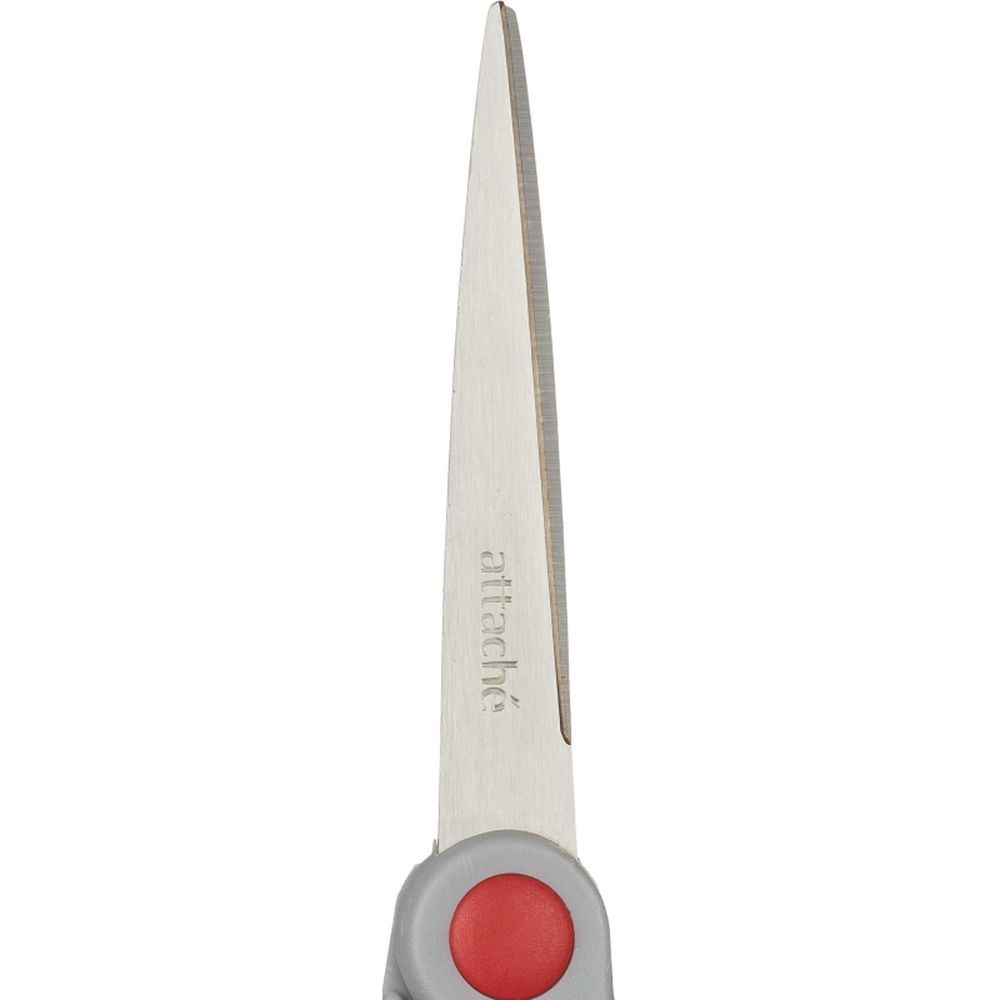 Ножницы 18см ATTACHE '0410535, асимметрия, с прорезиненными ручками