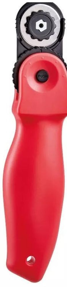 Нож роликовый Kw-Trio 03806PINK диам.лез.28мм выдвижное лезвие пластик красный (упак.:1шт) блистер