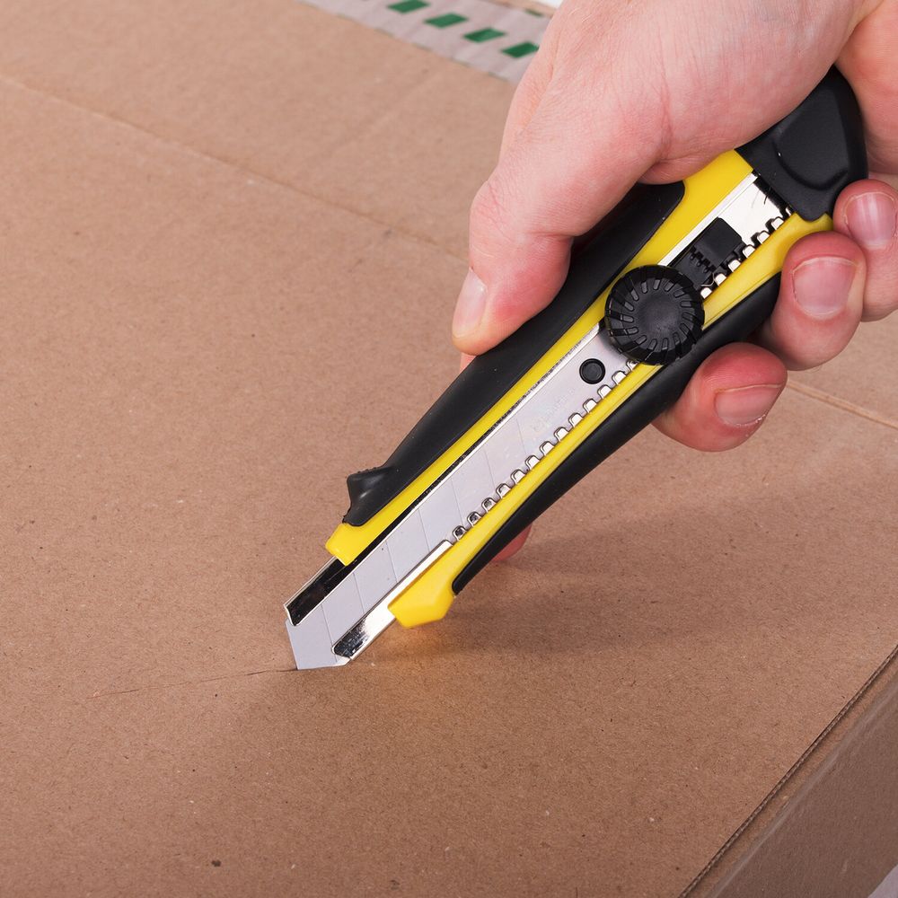 Нож канцелярский 18 мм BRAUBERG