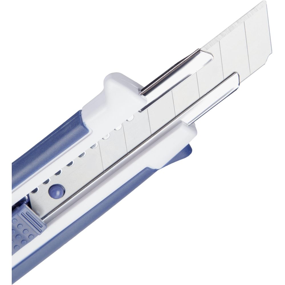 Канцелярский нож 18мм Attache Selection с антискользящими вставками и точилкой, блистер