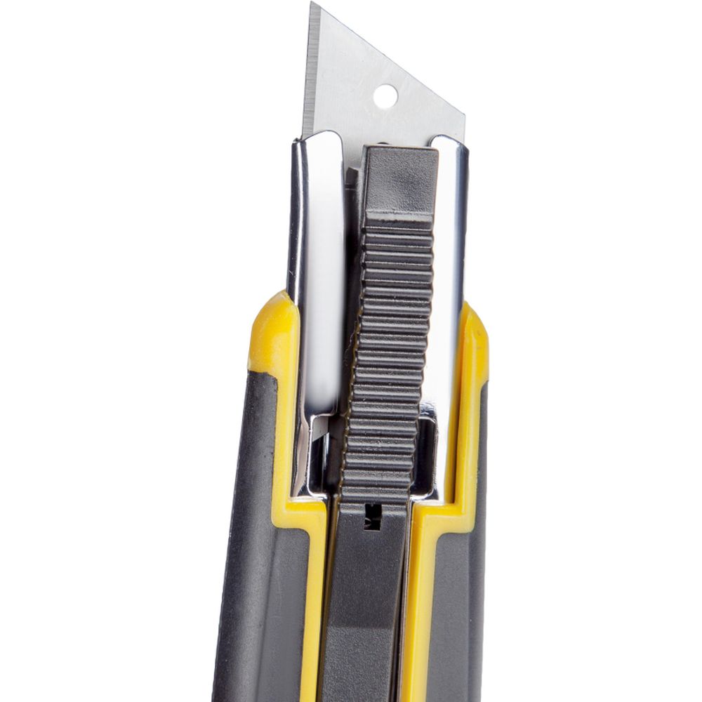 Канцелярский нож 19мм безопасный с возвратной пружиной