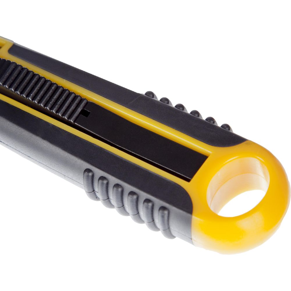 Канцелярский нож 19мм безопасный с возвратной пружиной