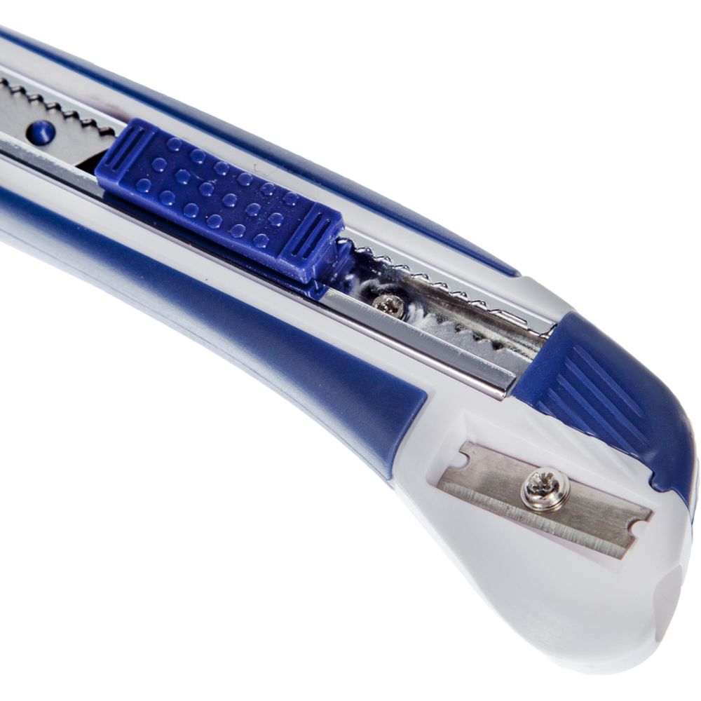 Канцелярский нож 9мм Attache Selection, с антискользящими вставками и точилкой