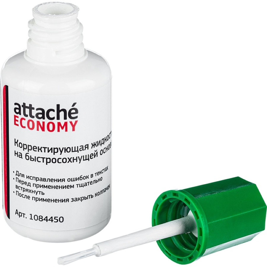 Корректирующая жидкость (штрих) Attache Economy быстросохнущая 16 мл 