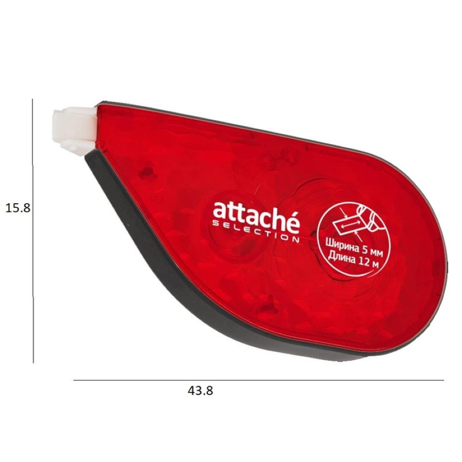 Корректирующая машинка Attache Selection 5мм*12м '800