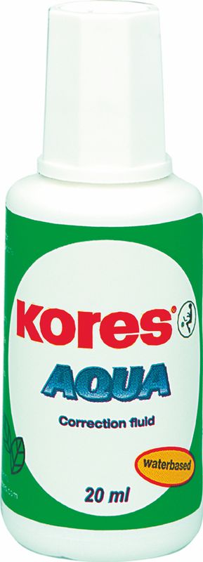 Жидкость корректирующая Kores Aqua, на водной основе, 20 мл