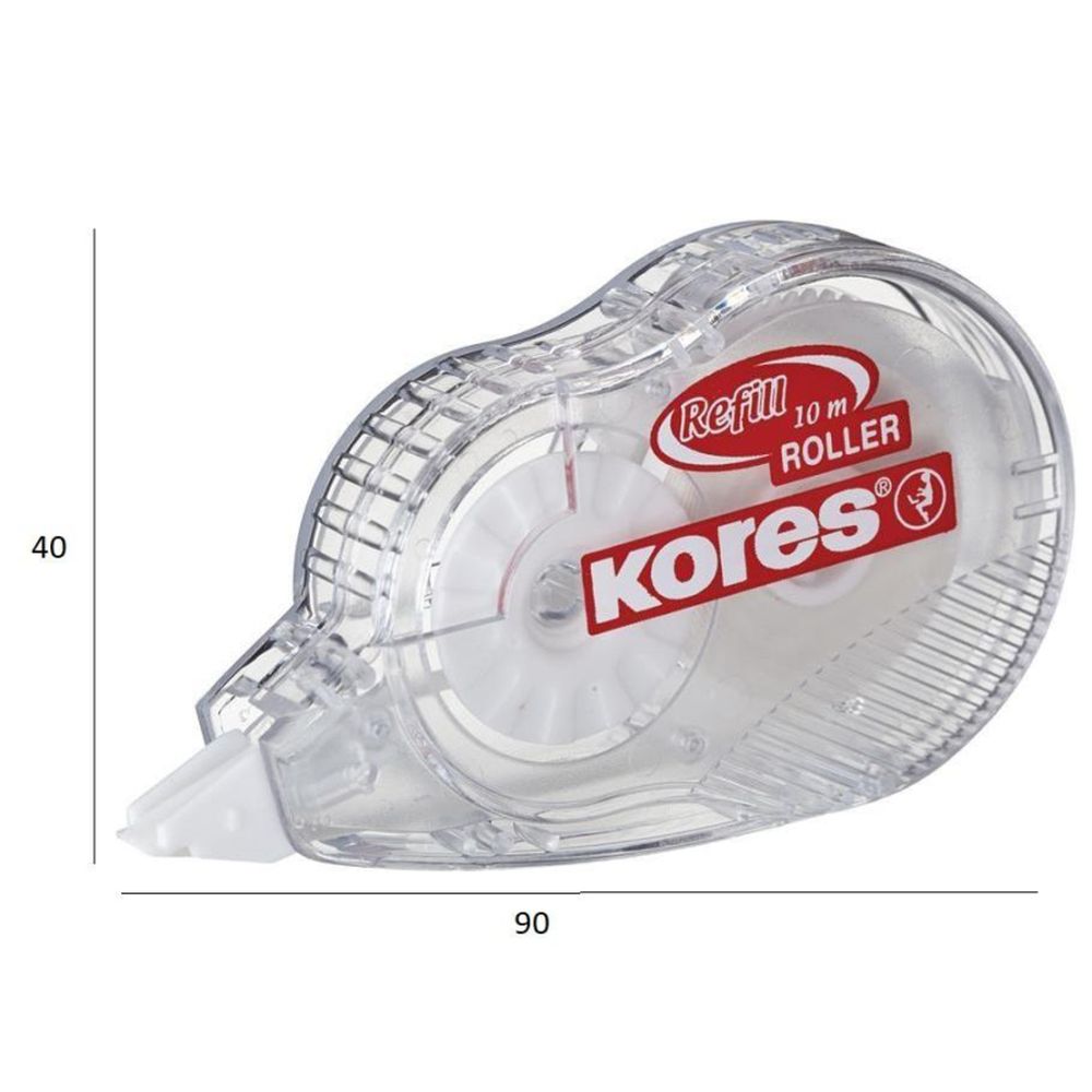 Лента корректирующая Kores со сменной кассетой, 4,2 мм*10 м