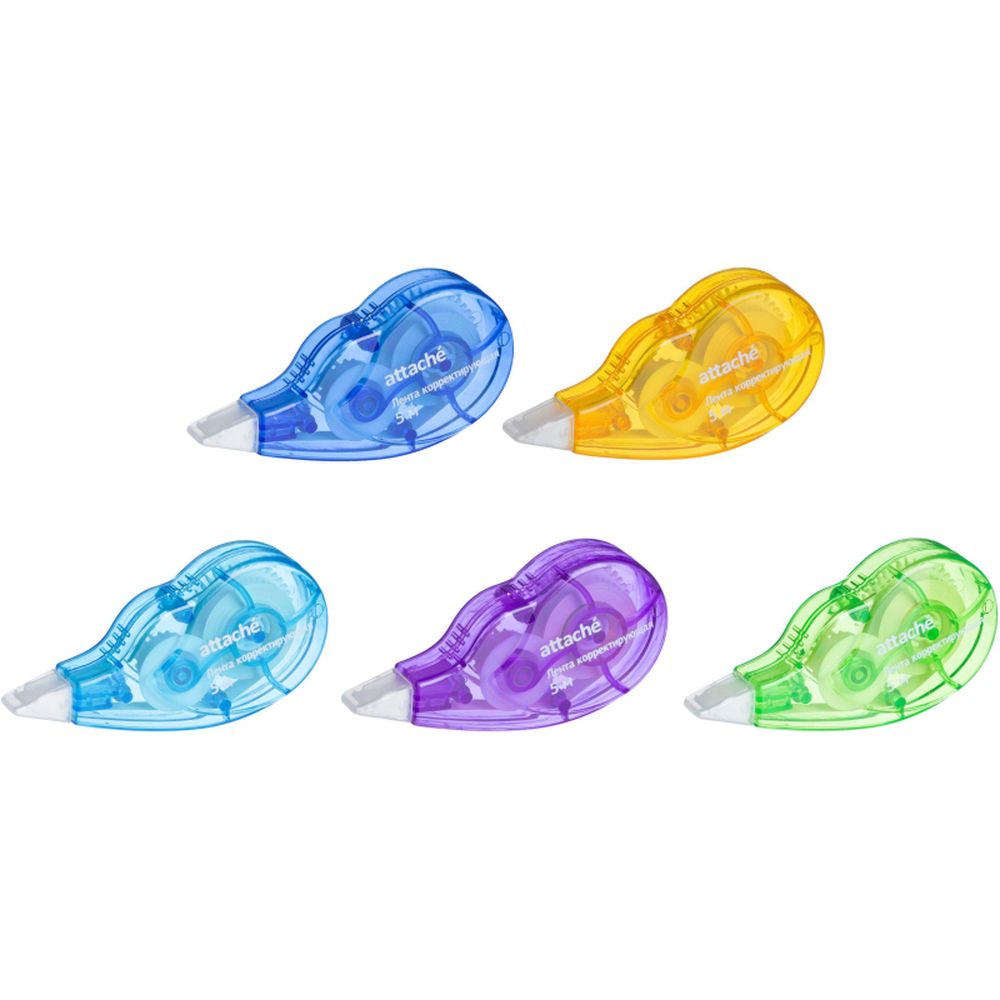 Корректирующая машинка 5мм*5м, ассорти