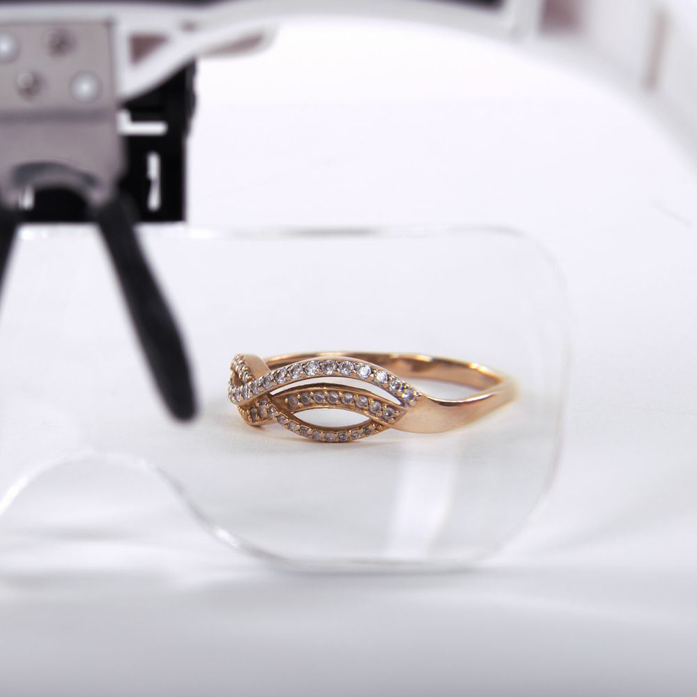 Лупа налобная с LED-ПОДСВЕТКОЙ, 5 сменных линз 95х33 мм, увеличение 1,0 - 3,5, BRAUBERG