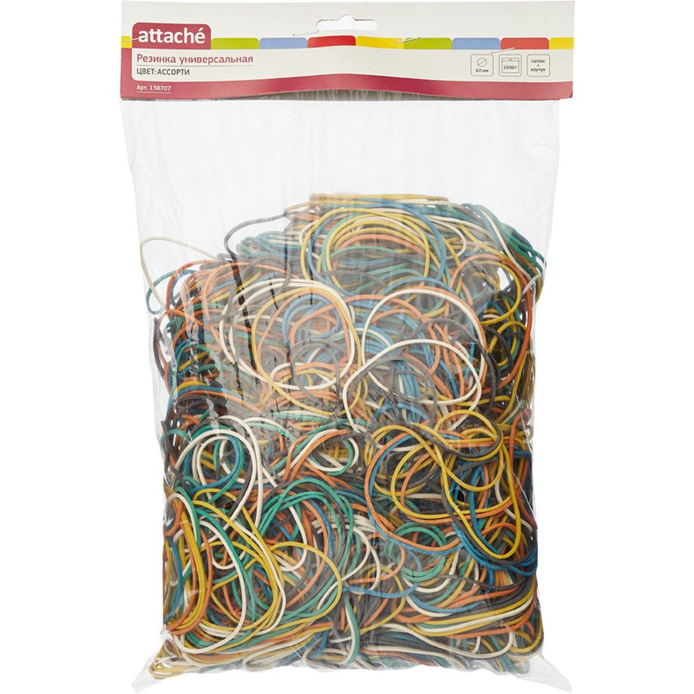 Резинка-кольцо 60мм, 1000гр, ассорти