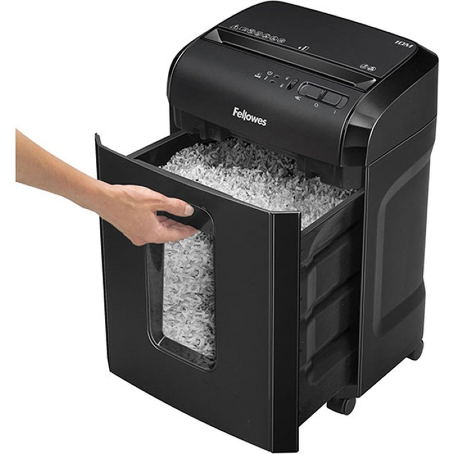 Шредер (уничтожитель) Fellowes Powershred 10M, 5ур.секр, 9лист, 19л