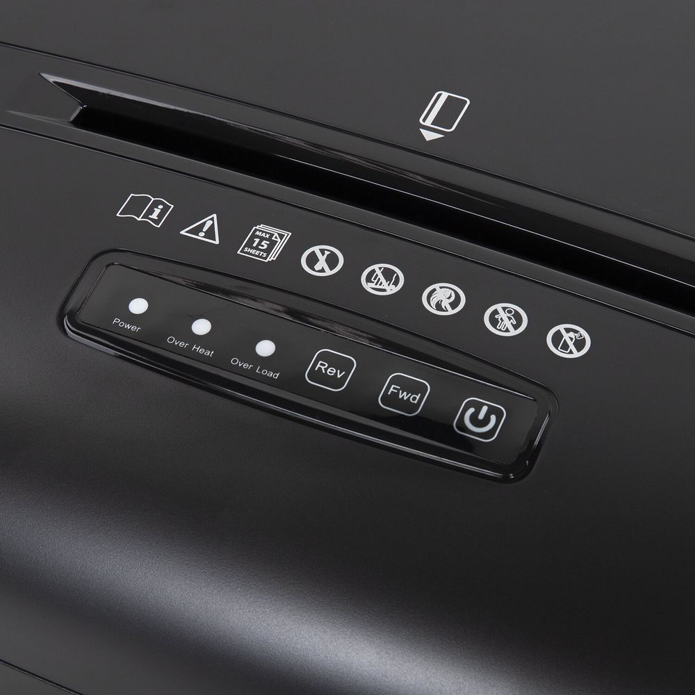 Уничтожитель (шредер) BRAUBERG 1525X, 4 уровень секретности, фрагменты 4х40 мм, 15 листов, 25 л