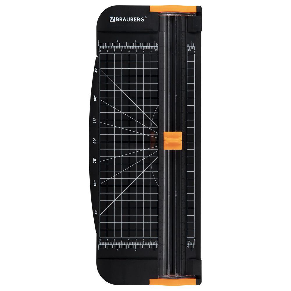 Резак роликовый BRAUBERG SUPER A4, до 12 л., длина реза 310 мм, линейка, А4