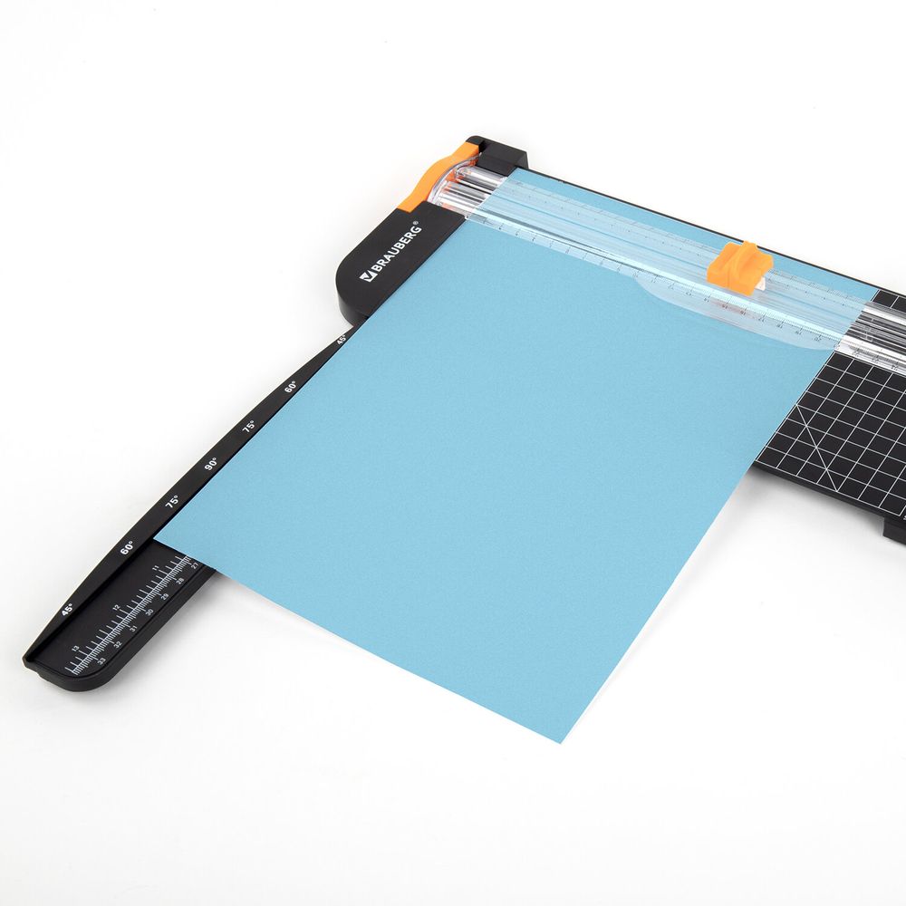 Резак роликовый BRAUBERG SUPER A4, до 12 л., длина реза 310 мм, линейка, А4