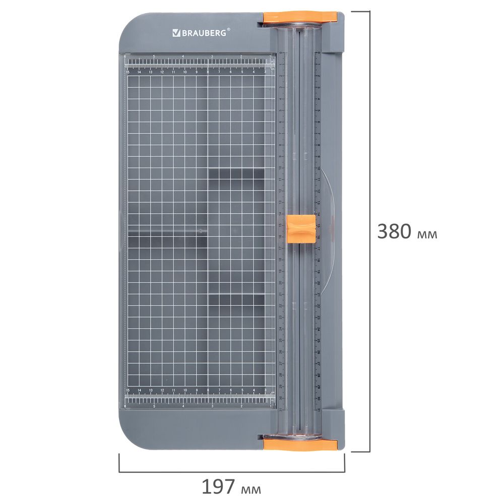 Резак роликовый с органайзером BRAUBERG SPECIAL, до 12 л., длина реза 310 мм, А4
