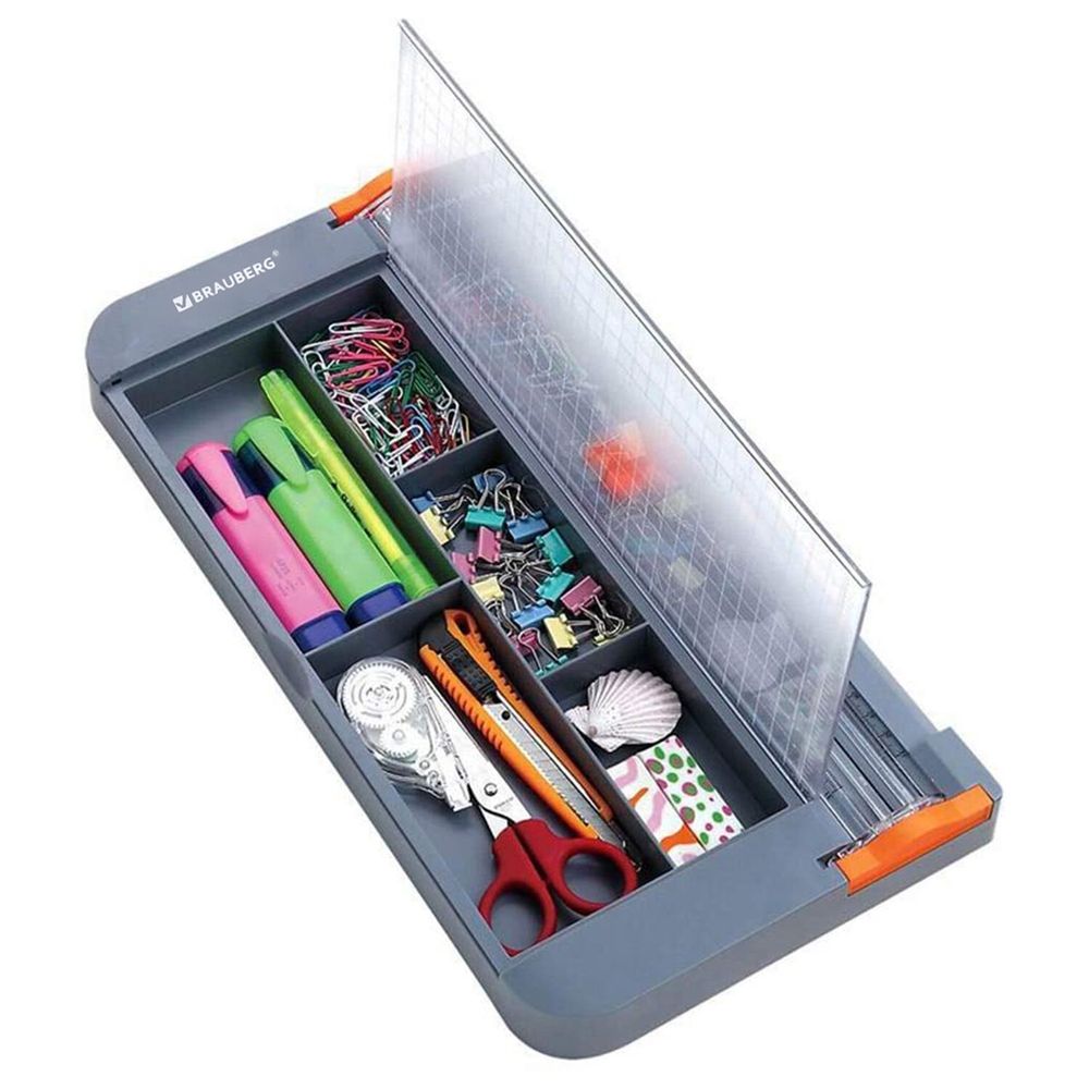 Резак роликовый с органайзером BRAUBERG SPECIAL, до 12 л., длина реза 310 мм, А4